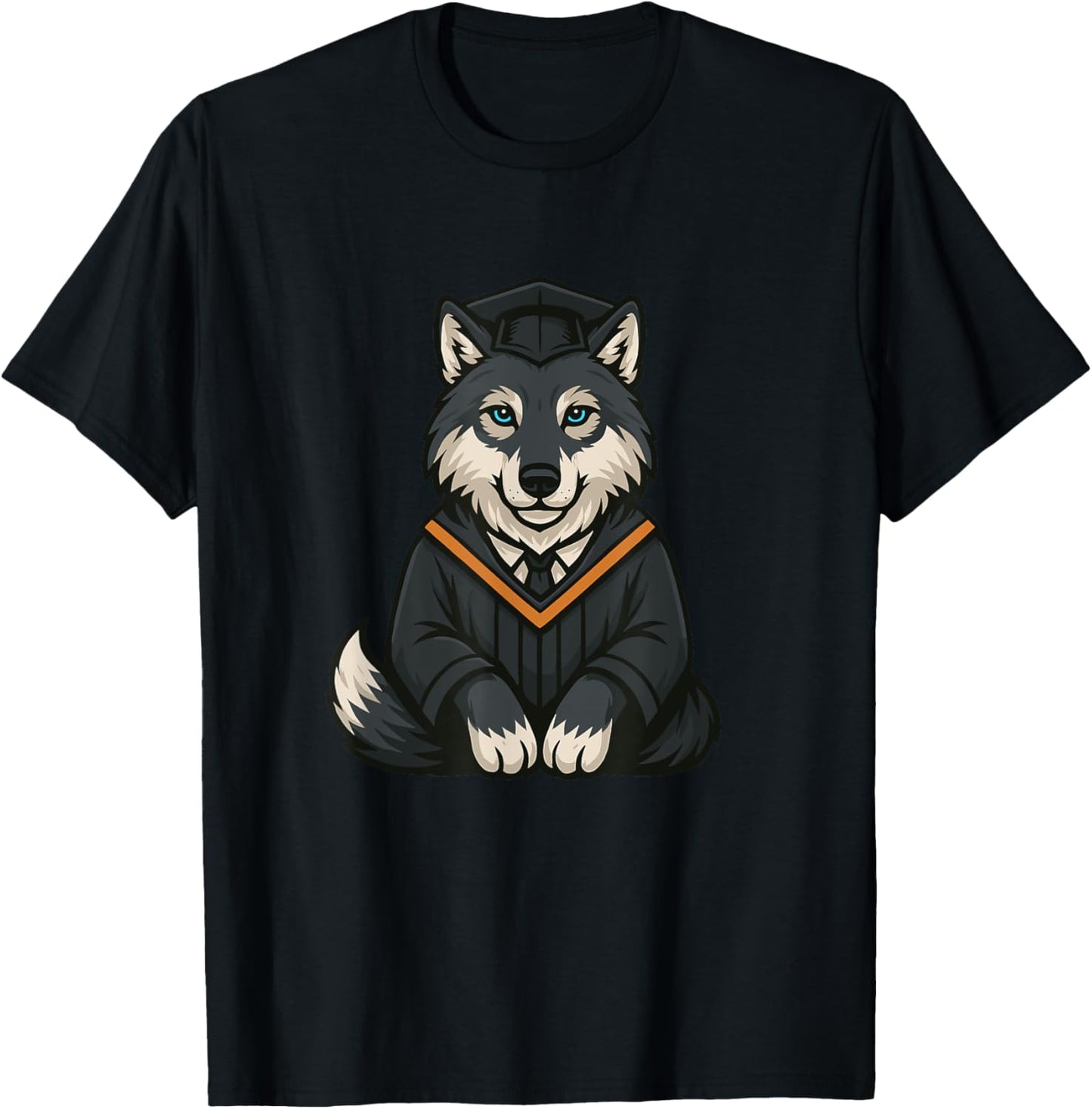 Wolf Graduation Shirt - Alpha Graduate Gift or Her T-Shirt - T-Shirt | Black
