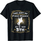 Funny Ain't My First Rodeo 5th Birthday For Kids T-Shirt - T-Shirt | Black