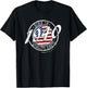 Born In 1940 Birthday, Vintage Flag Born In 1940 Birthday T-Shirt - T-Shirt | Black