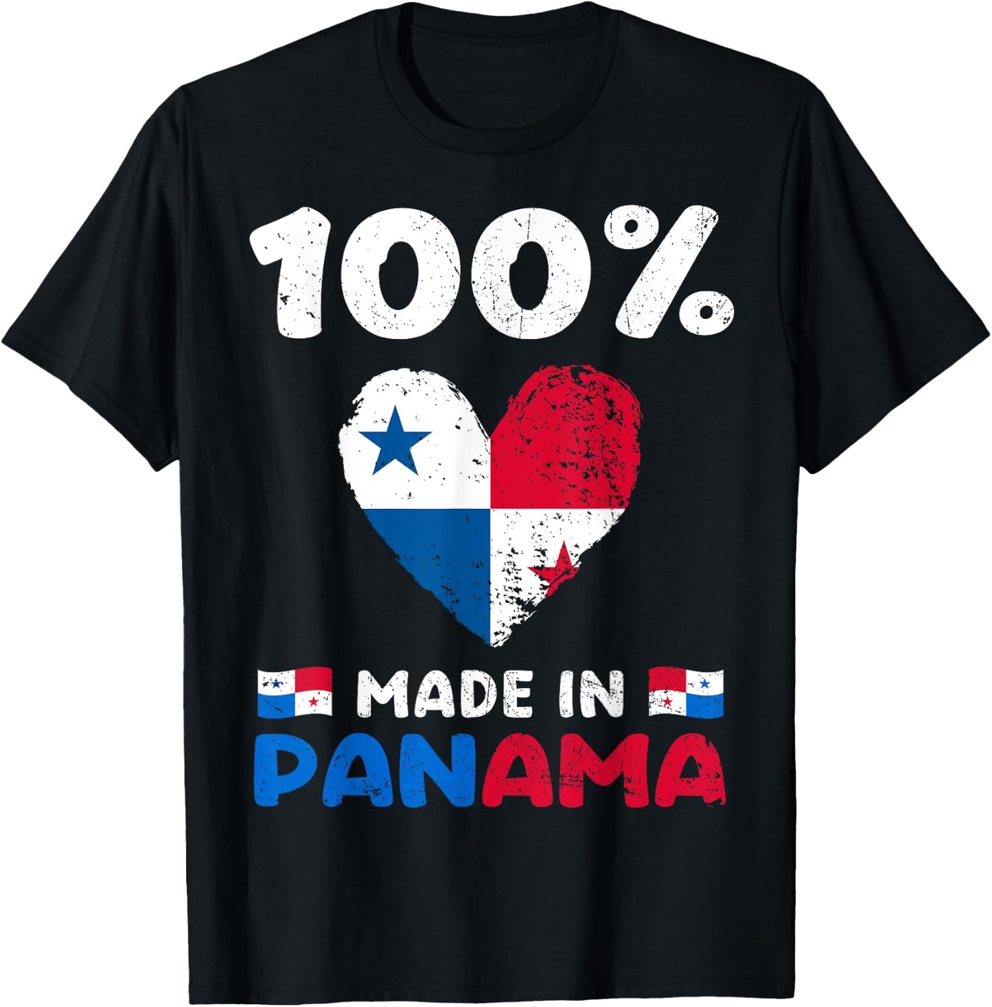 100 Percent Made In Panama Panamanian Boys Girls Kids T-Shirt - T-Shirt | Black