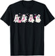 Ghost Nurses Halloween Crew Funny Costume Scrub Top Women T-Shirt - T-Shirt | Black