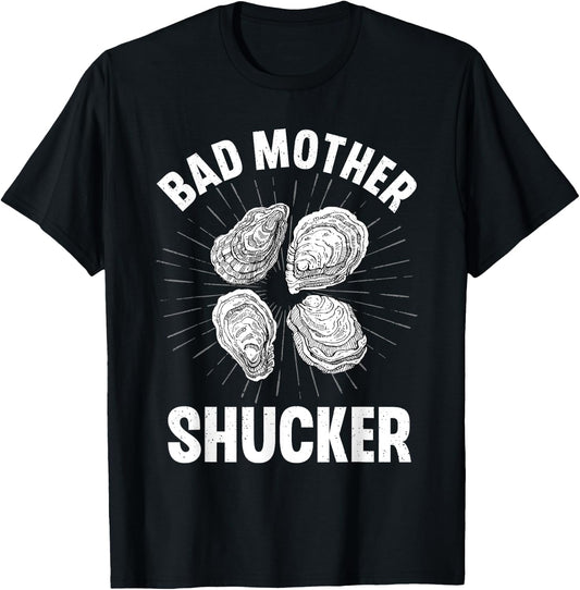 Best Oyster Art Men Women Oyster Shucker Shucking Sea Food T-Shirt - T-Shirt | Black