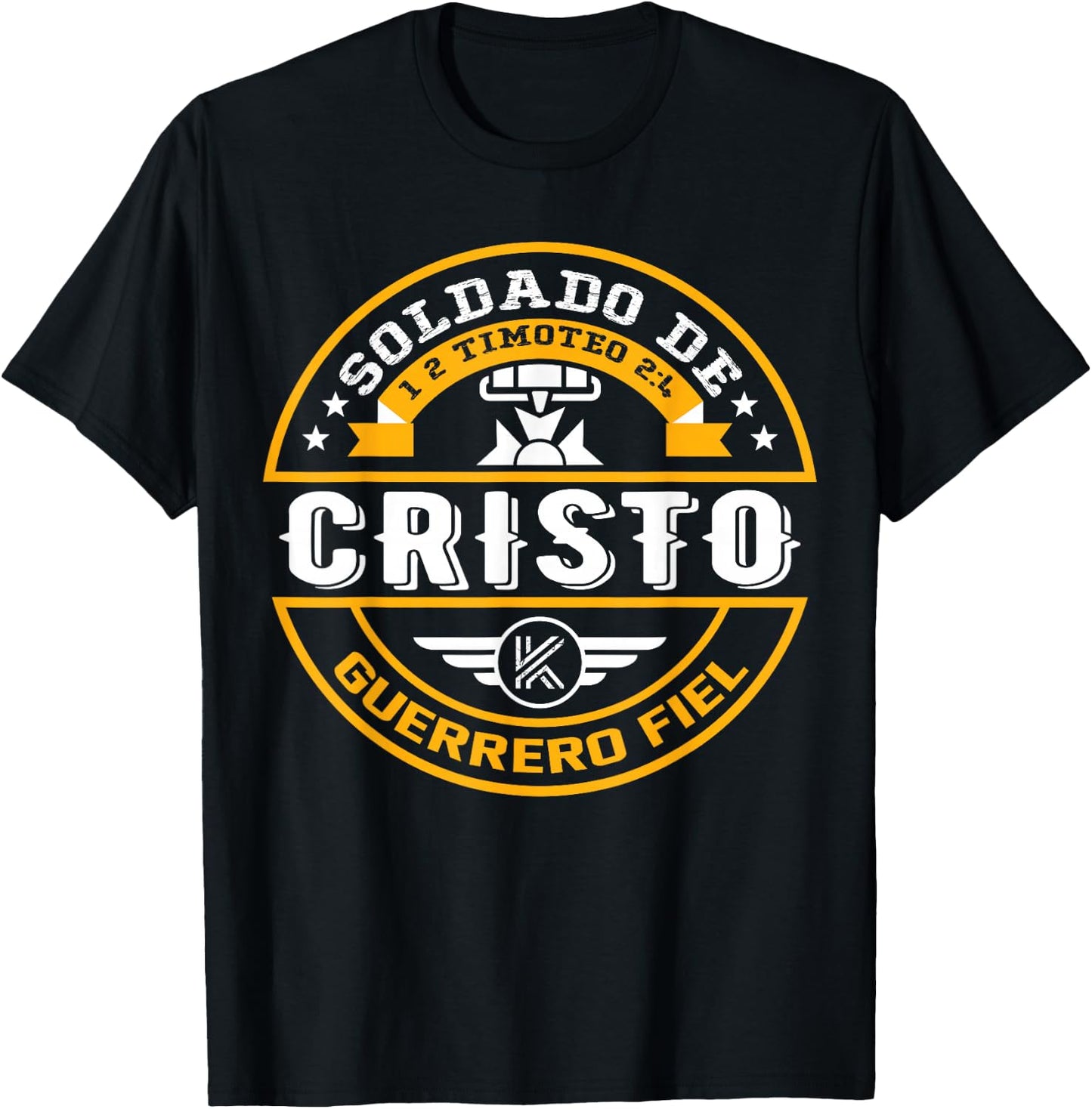 Soldado de Cristo Dios Guerreo Fiel, fiel soldado de Jesús T-Shirt - T-Shirt | Black