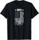 National Horseshoe Pitchers Association NHPA Distressed Flag T-Shirt - T-Shirt | Black