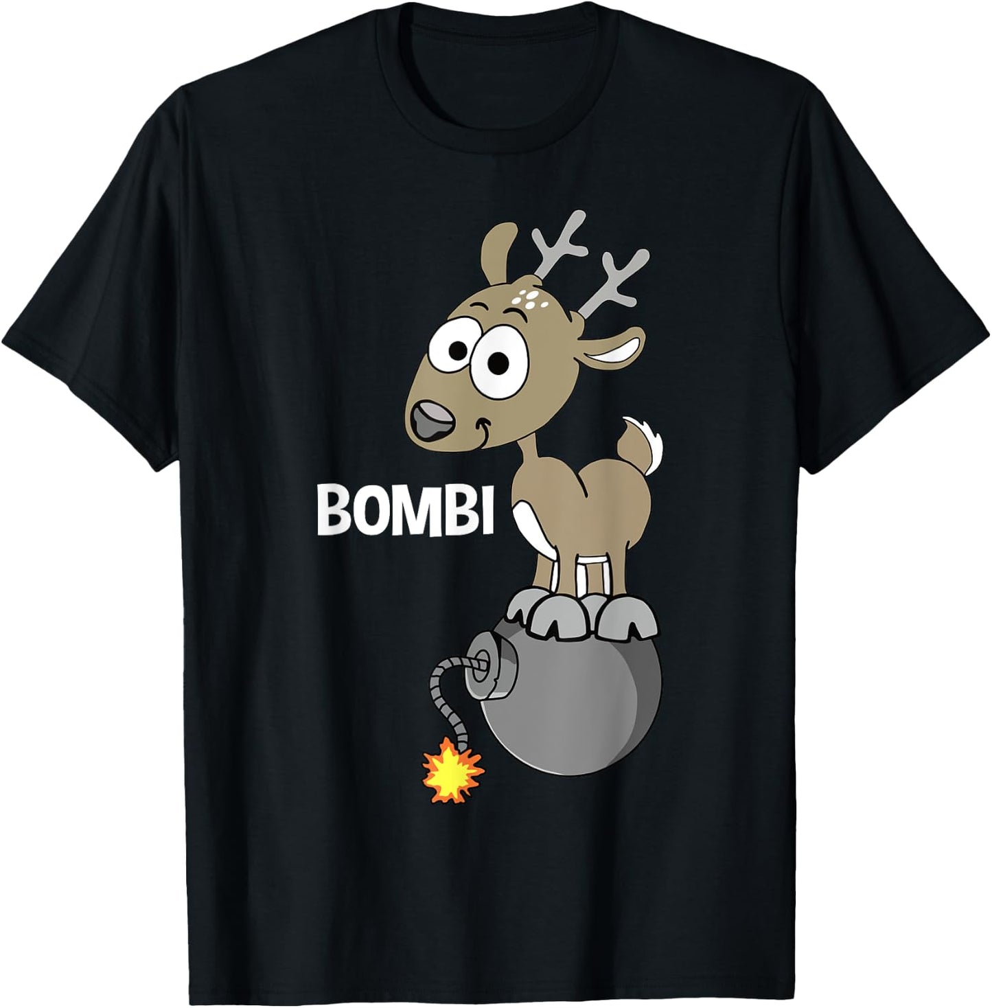 Bombi - Funny deer T-Shirt - T-Shirt | Black