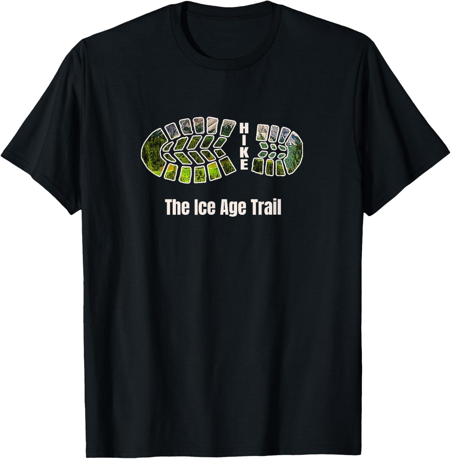 National Scenic Trails, Hike the Ice Age Trail T-Shirt - T-Shirt | Black