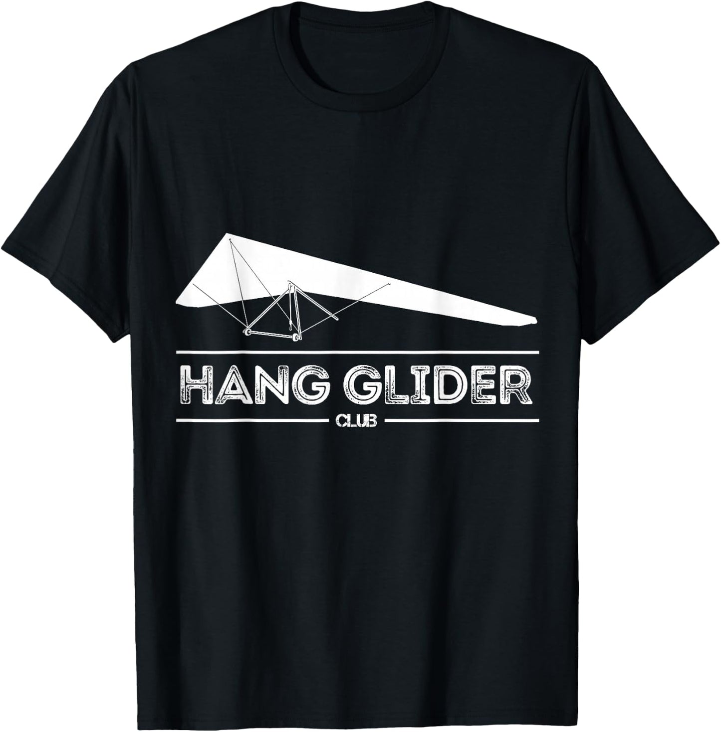 Hang Glider Lover Hang Gliding Club Funny T-Shirt - T-Shirt | Black