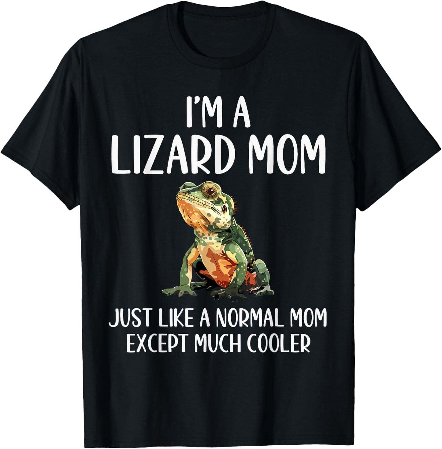 Lizard Mom Definition Funny Lizard Animals Lover Mothers Day T-Shirt - T-Shirt | Black