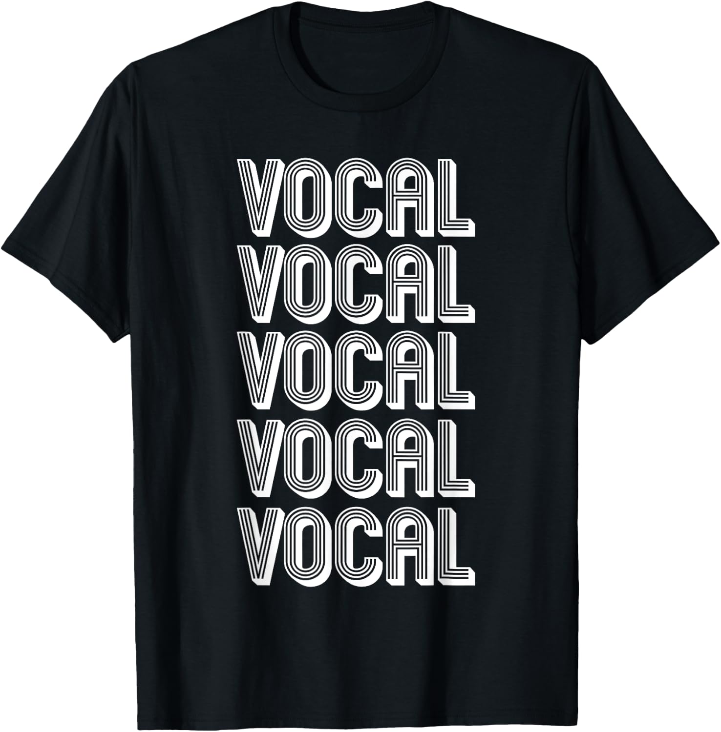 Vocal T-Shirt - T-Shirt | Black