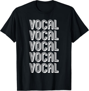 Vocal T-Shirt - T-Shirt | Black