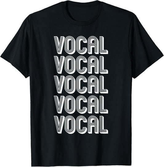 Vocal T-Shirt - T-Shirt | Black