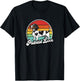 Funny Retro Vintage Love Piebald Dachshund Lover T-Shirt - T-Shirt | Black