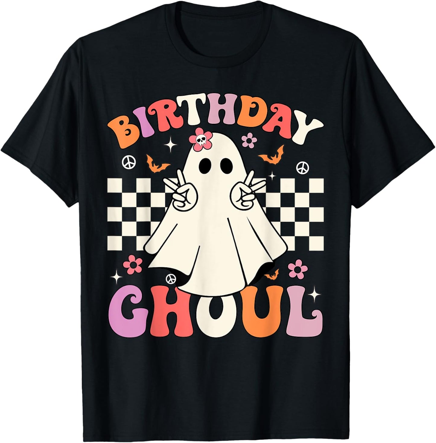 Halloween Birthday Ghoul Party Anniversary Booday Women Girl T-Shirt - T-Shirt | Black