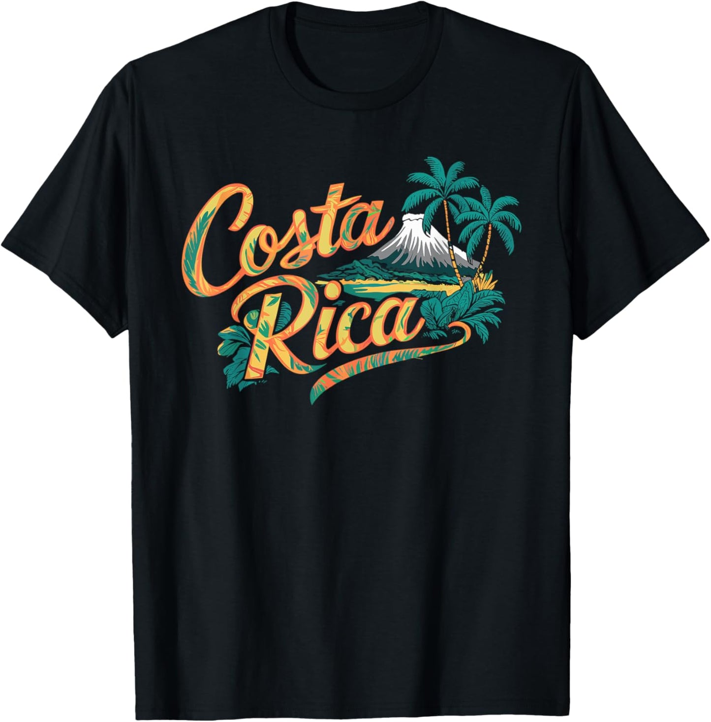 Costa Rica Souvenir Costa Rica T-Shirt - T-Shirt | Black