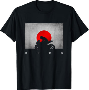 Motorcycle Apparel - Motorcycle T-Shirt - T-Shirt | Black