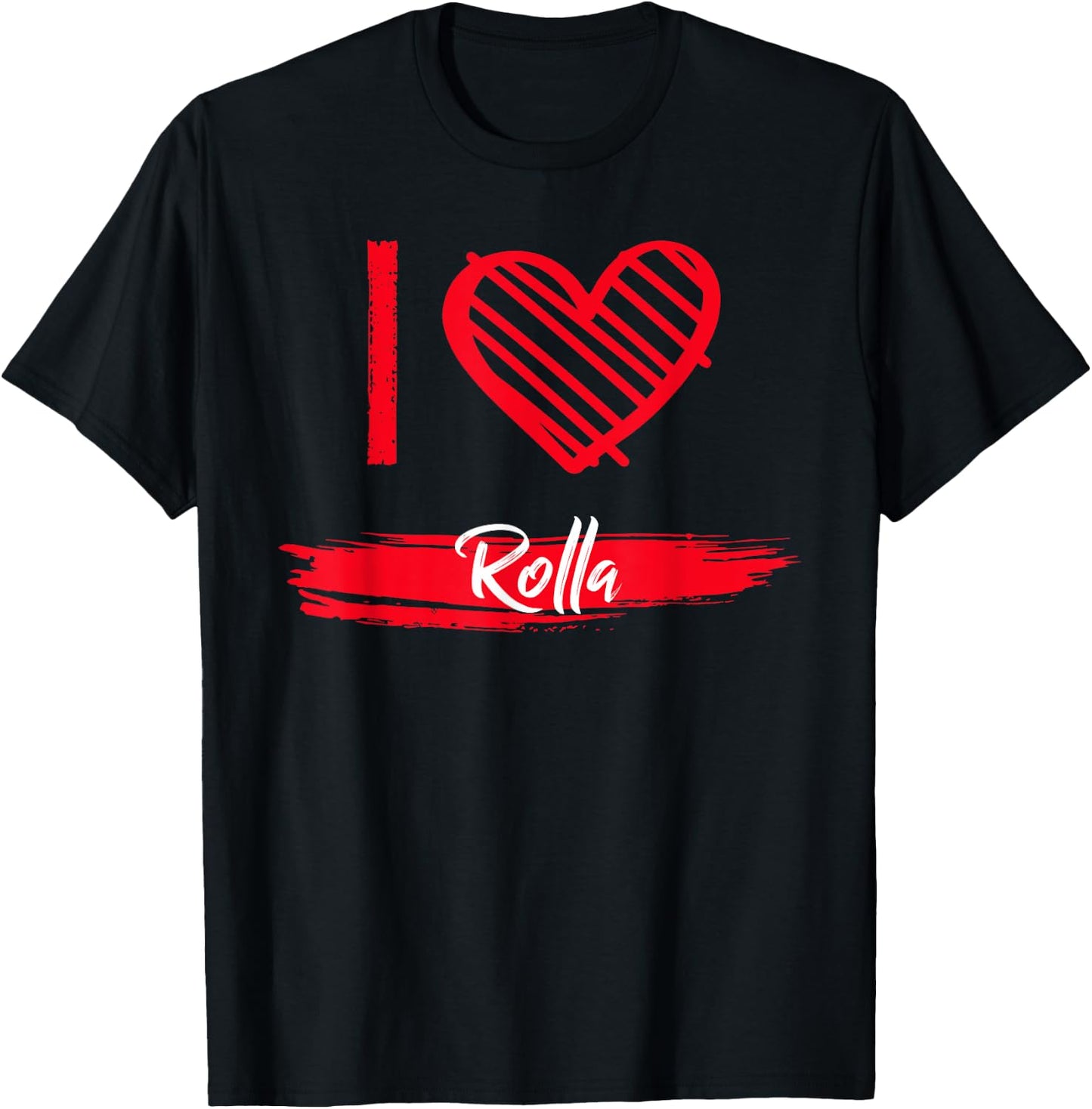 I Love Rolla I Heart Rolla T-Shirt - T-Shirt | Black