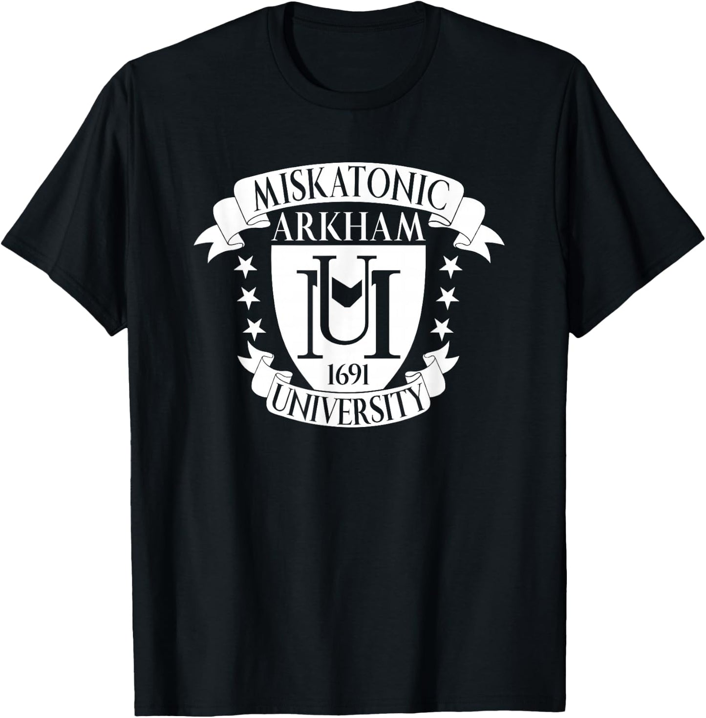 Miskatonic University Arkam 1691, Cthulhu T-Shirt - T-Shirt | Black
