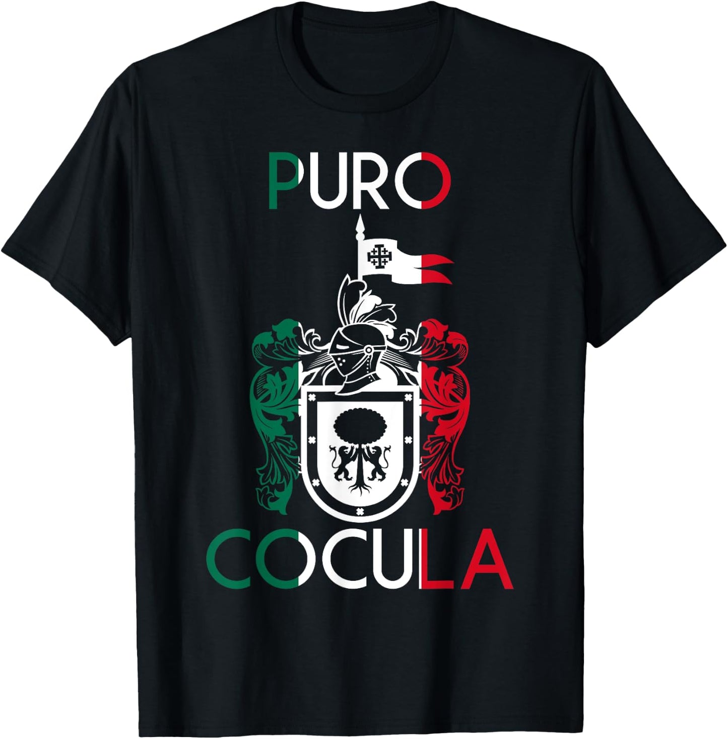 Cocula Jalisco Estado De Mexico Escudo Eagle Aguila T-Shirt - T-Shirt | Black