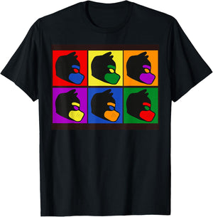 Puppy pups Gay Pride - Collage T-Shirt - T-Shirt | Black