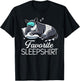 Tapir Official Sleep Shirt Funny Tapir Napping Pyjamas T-Shirt - T-Shirt | Black
