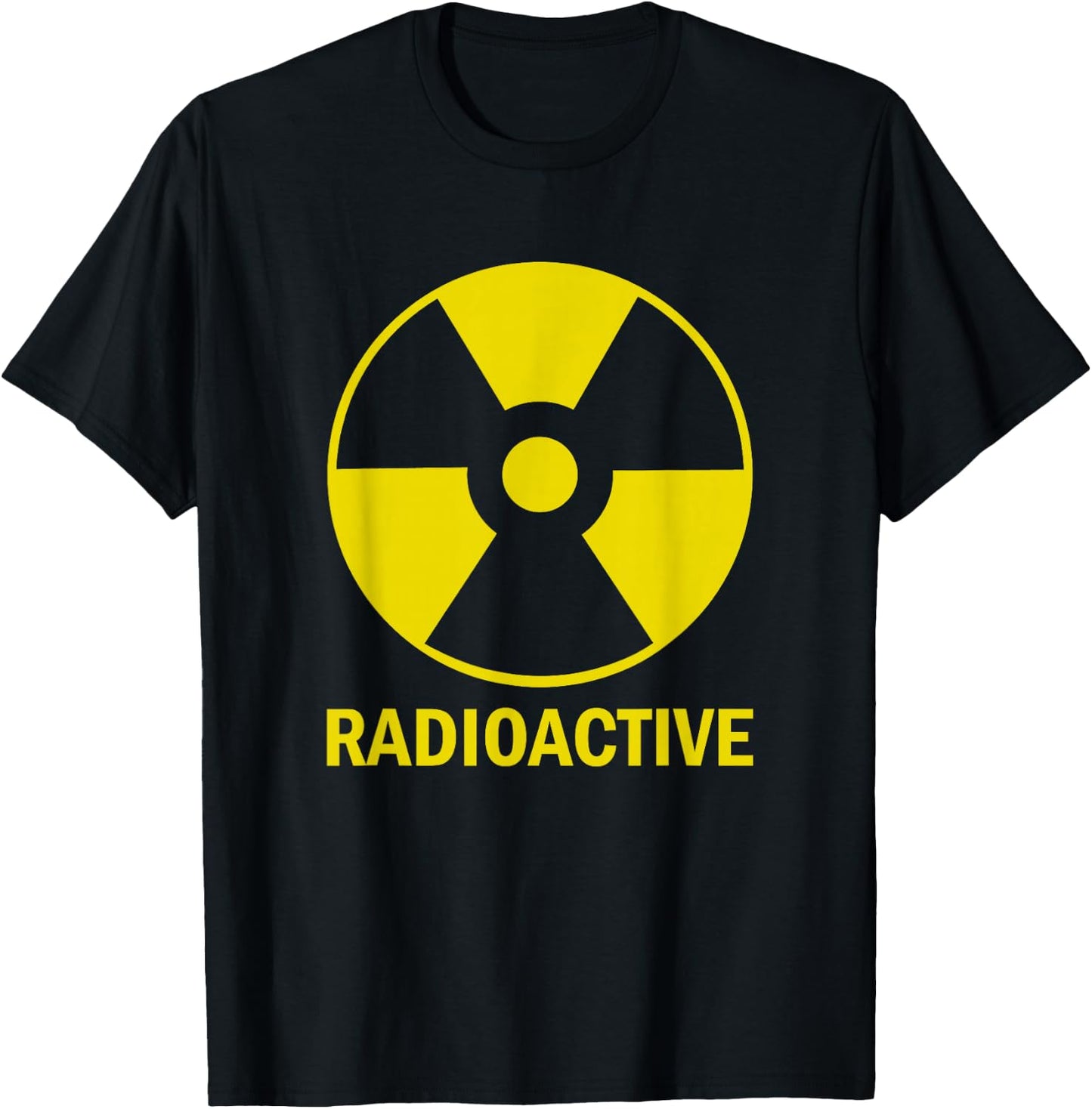 Funny Vintage Nostalgic Radioactive Nuclear War Symbol T-Shirt - T-Shirt | Black
