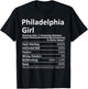PHILADELPHIA GIRL PA PENNSYLVANIA Funny City Home Roots Gift T-Shirt - T-Shirt | Black