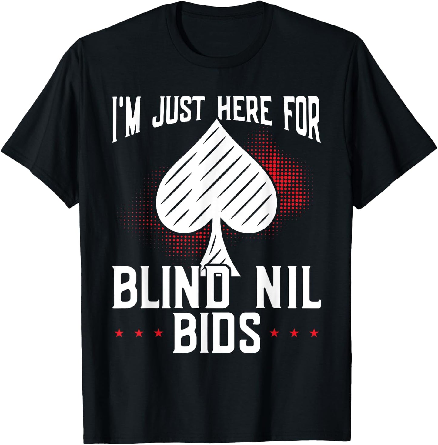 Spades Funny Graphic Design for Spades Game Player T-Shirt - T-Shirt | Black