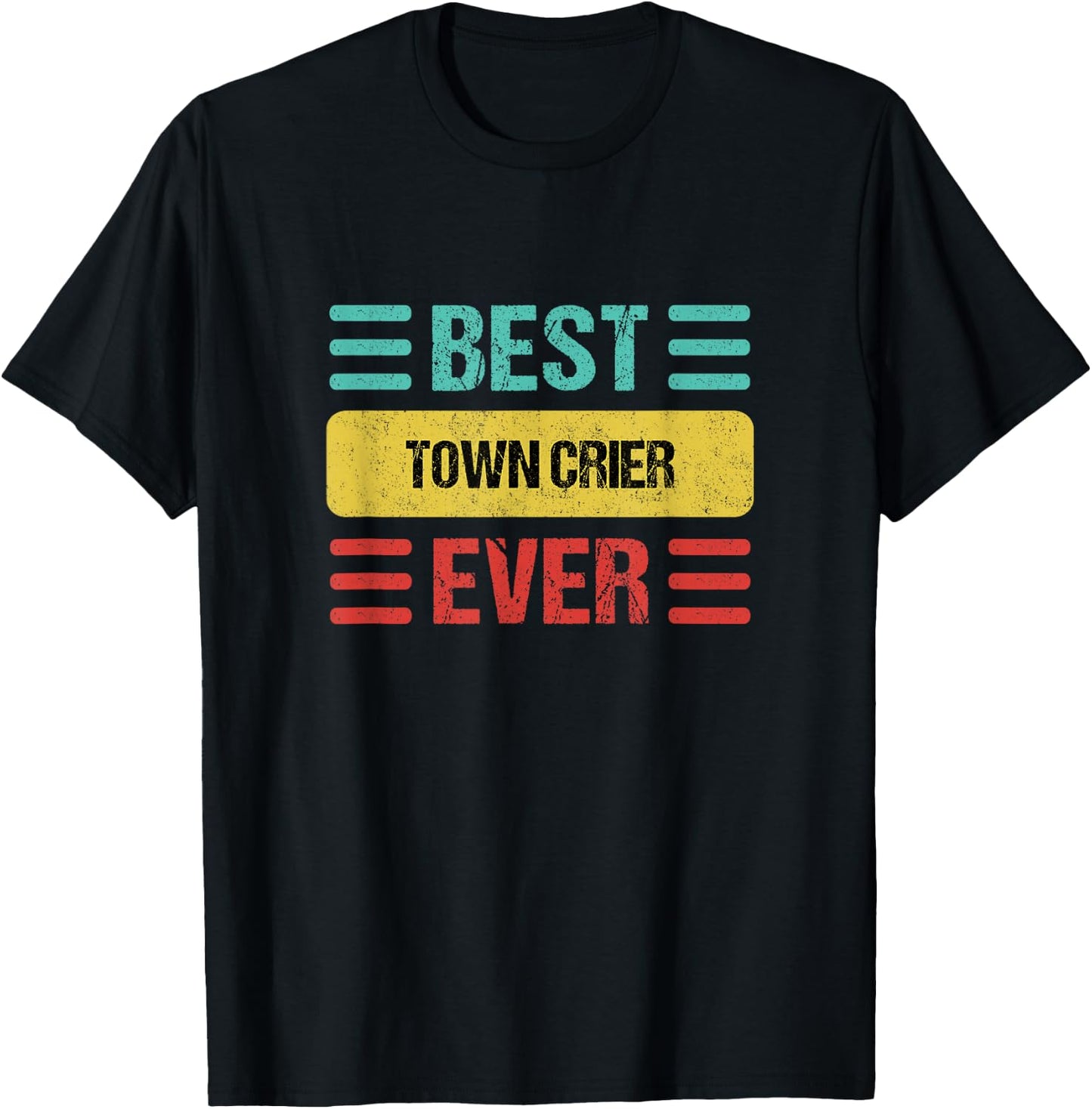 Town Crier T-Shirt - T-Shirt | Black