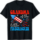 Grandma Of The Little Firecracker 4th of July Birthday Party Men T-Shirt - T-Shirt | Black