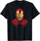 Marvel Comics Iron Man Geometric Prism Shape Art T-Shirt - T-Shirt | Black