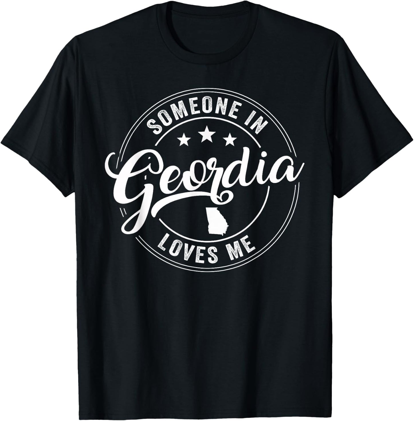 Someone In Georgia Loves Me Atlanta T-Shirt - T-Shirt | Black