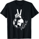 World Peace Earth Day Save Seas Environmental Peace Sign T-Shirt - T-Shirt | Black