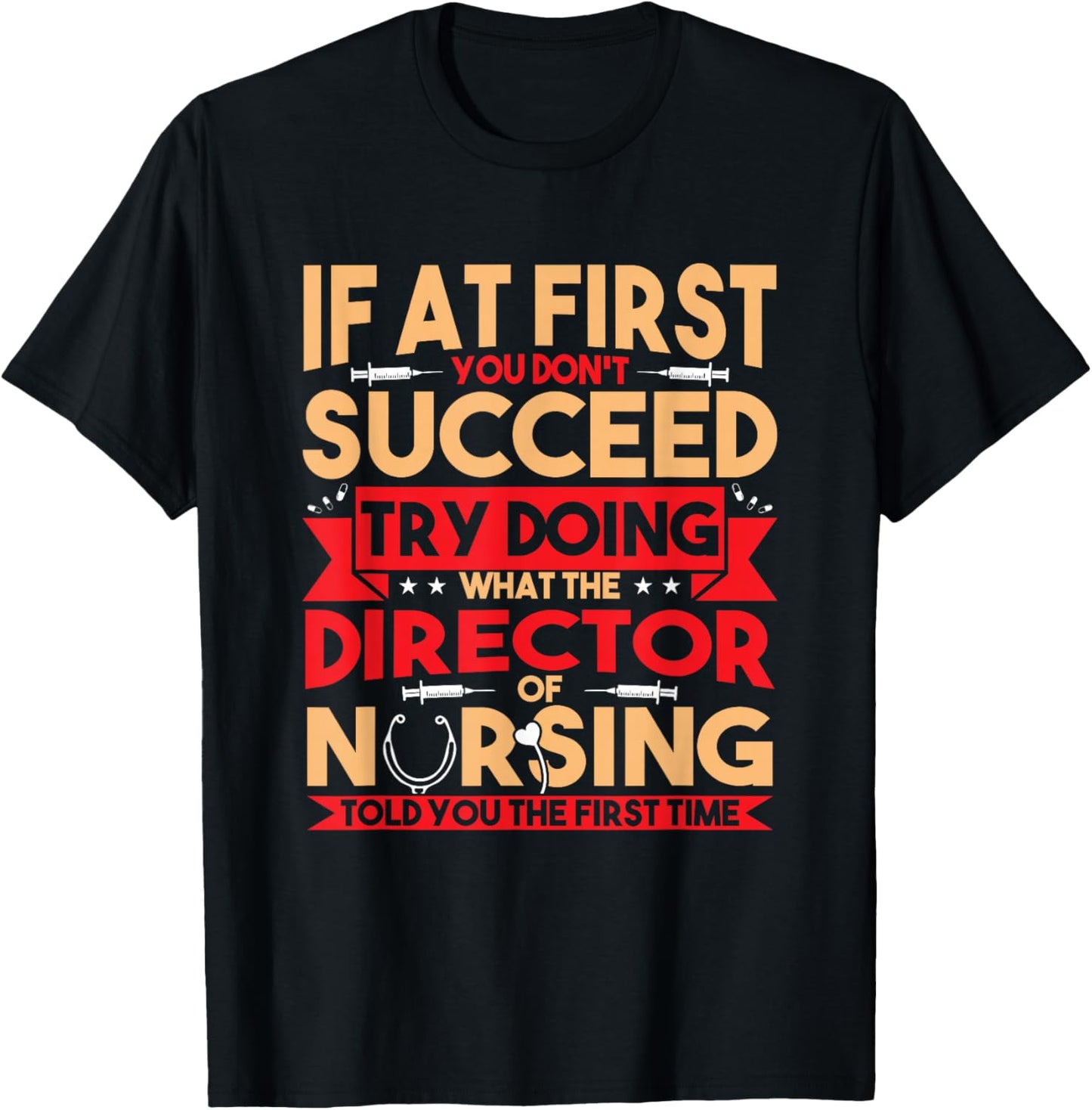 Best Director Of Nursing Nurse Appreciation Gifts Women's Black Nursing Director T-Shirt - T-Shirt | Black
