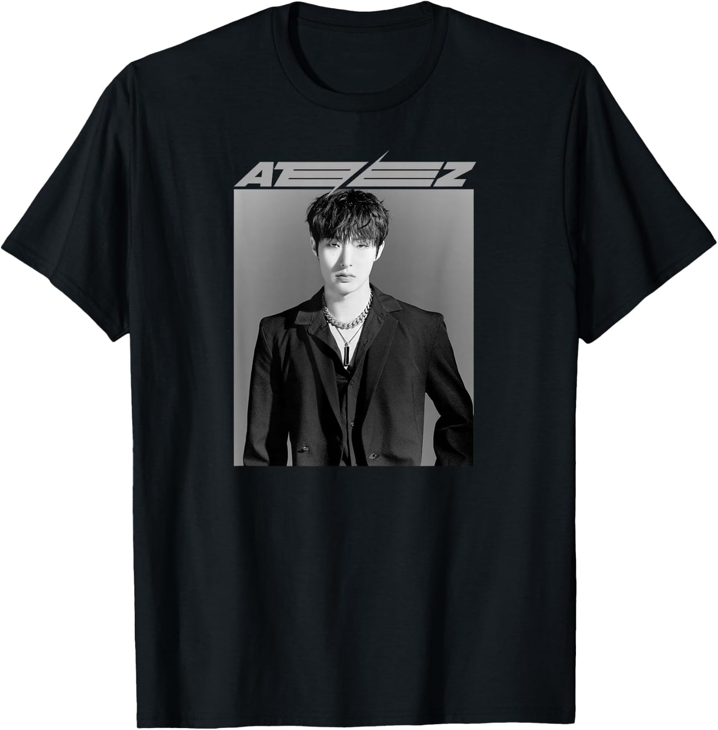 ATEEZ Official Merch Exclusive Mingi T-Shirt - T-Shirt | Black