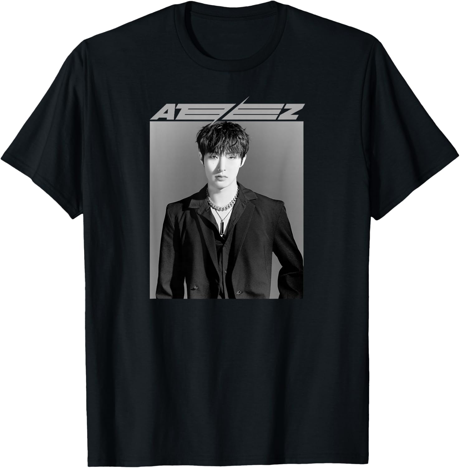 ATEEZ Official Merch Exclusive Mingi T-Shirt - T-Shirt | Black