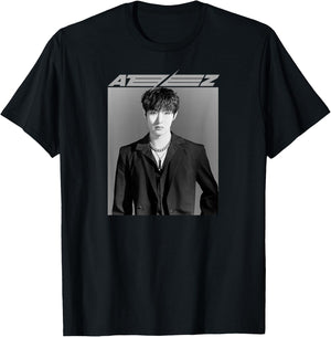 ATEEZ Official Merch Exclusive Mingi T-Shirt - T-Shirt | Black