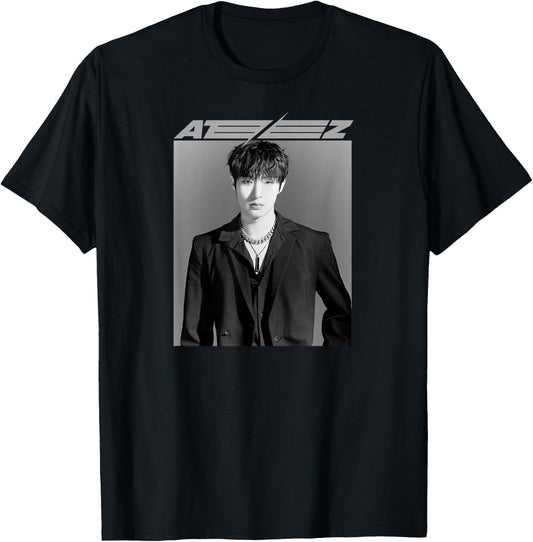 ATEEZ Official Merch Exclusive Mingi T-Shirt - T-Shirt | Black