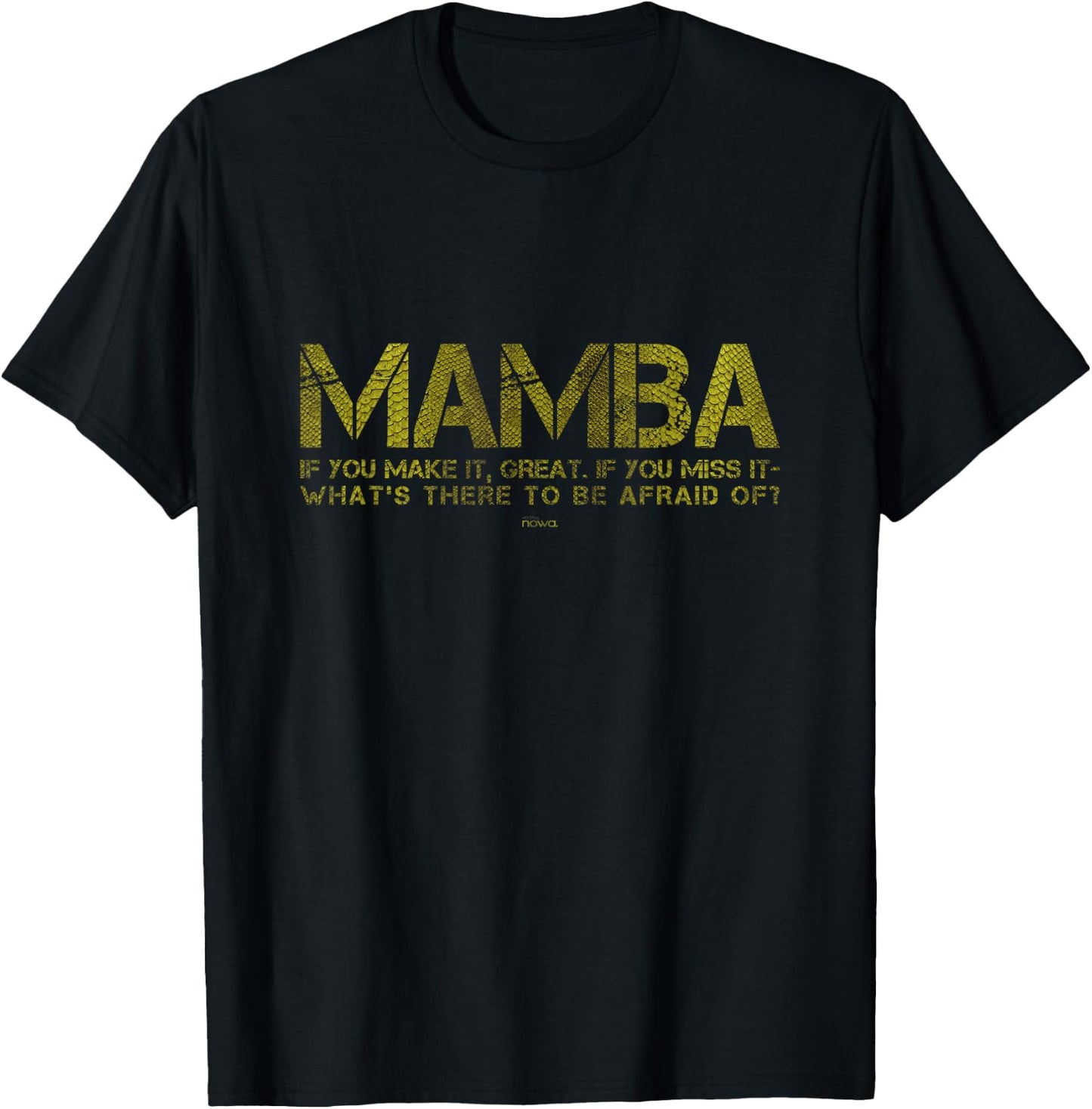 What's There to Be Afraid Of? Basketball Court Motivation T-Shirt - T-Shirt | Black