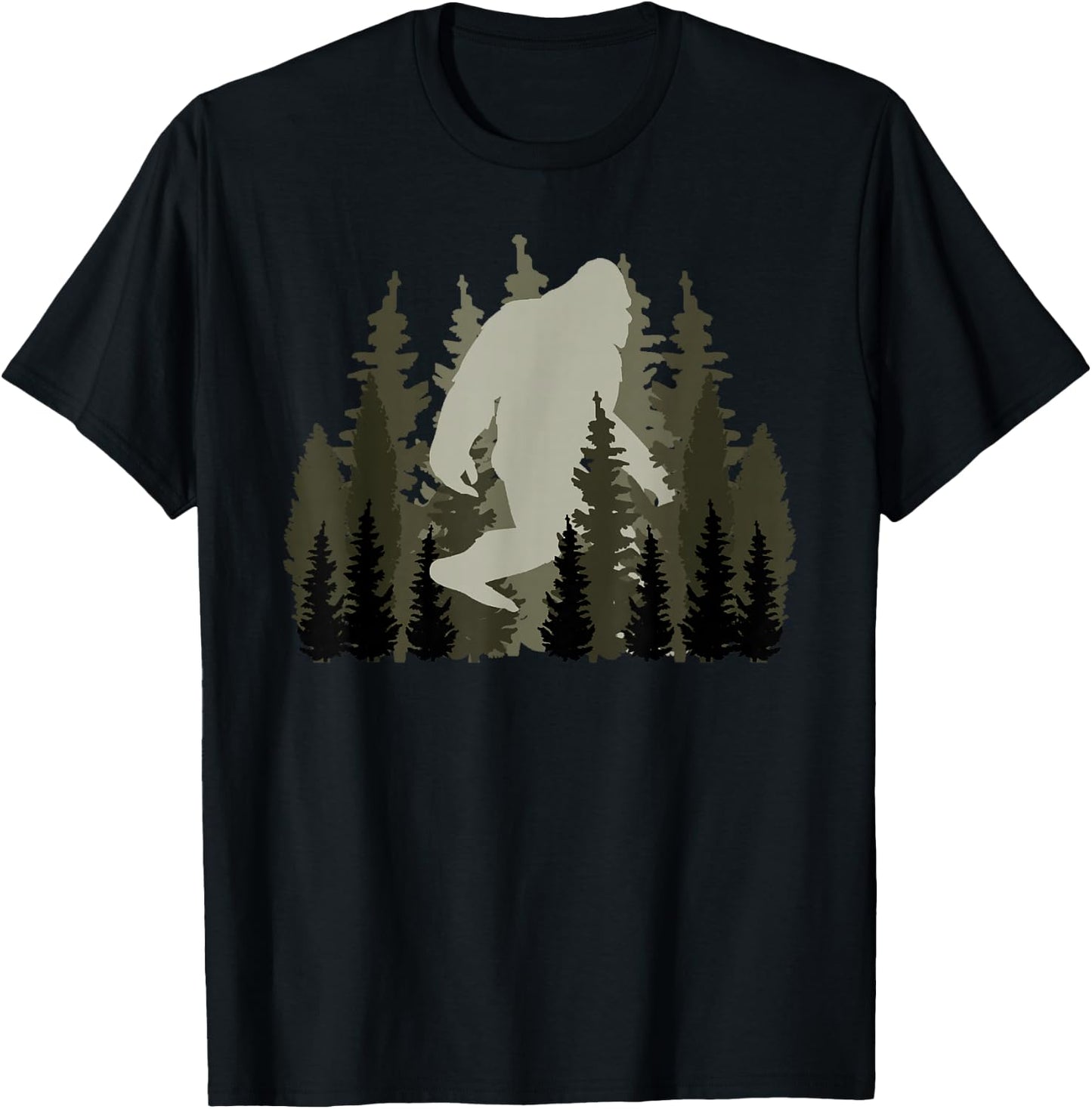 Bigfoot Sasquatch Believe Women and Men Trip Hiking Lovers T-Shirt - T-Shirt | Black