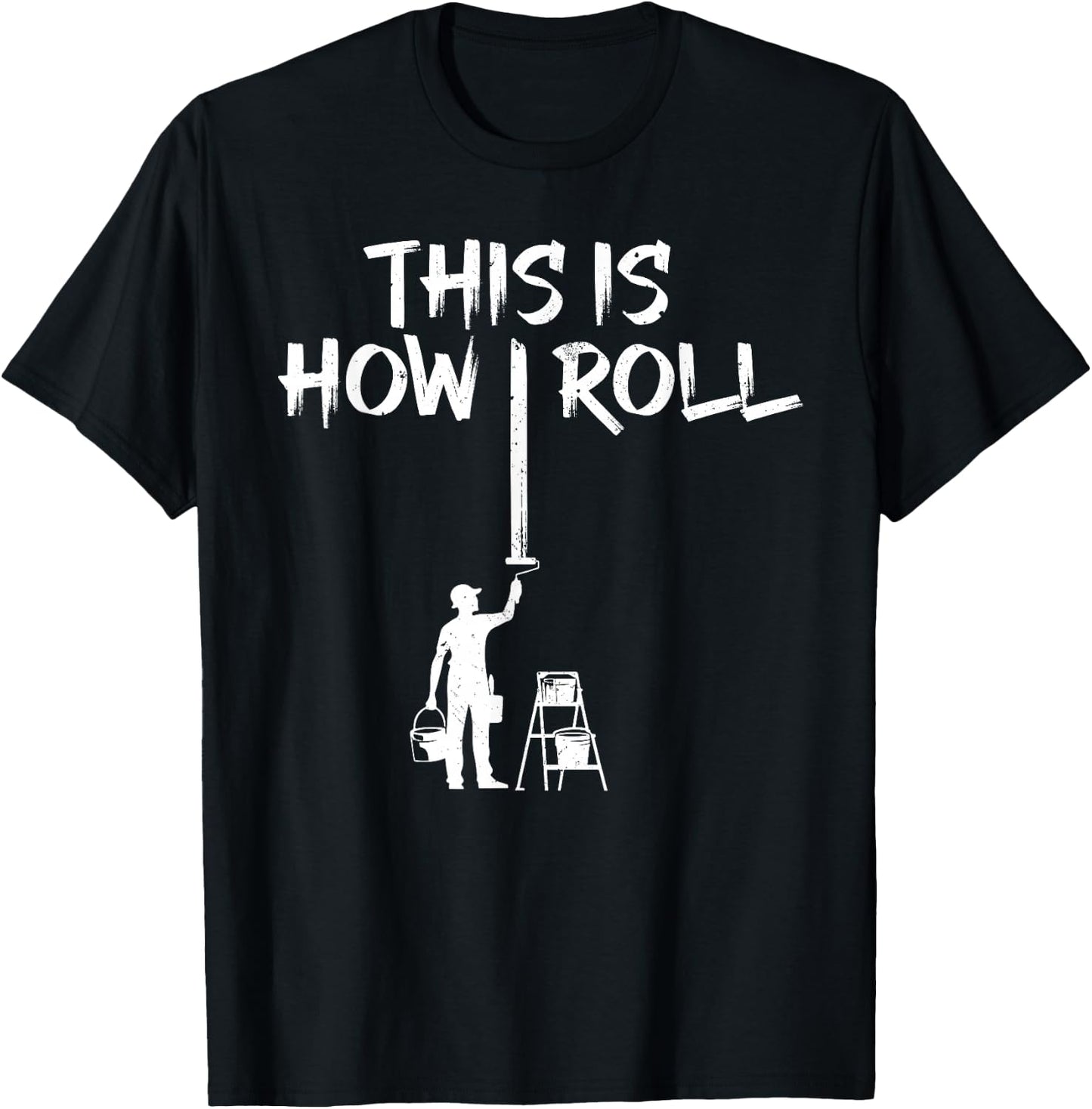 Best Painter Design Women Painting Job House Painter T-Shirt - T-Shirt | Black