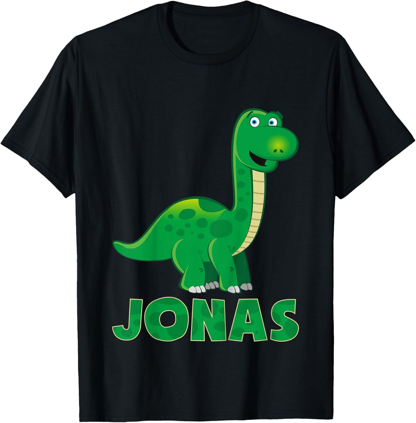 Kids Dino dinosaur name Jonas T-Shirt - T-Shirt | Black