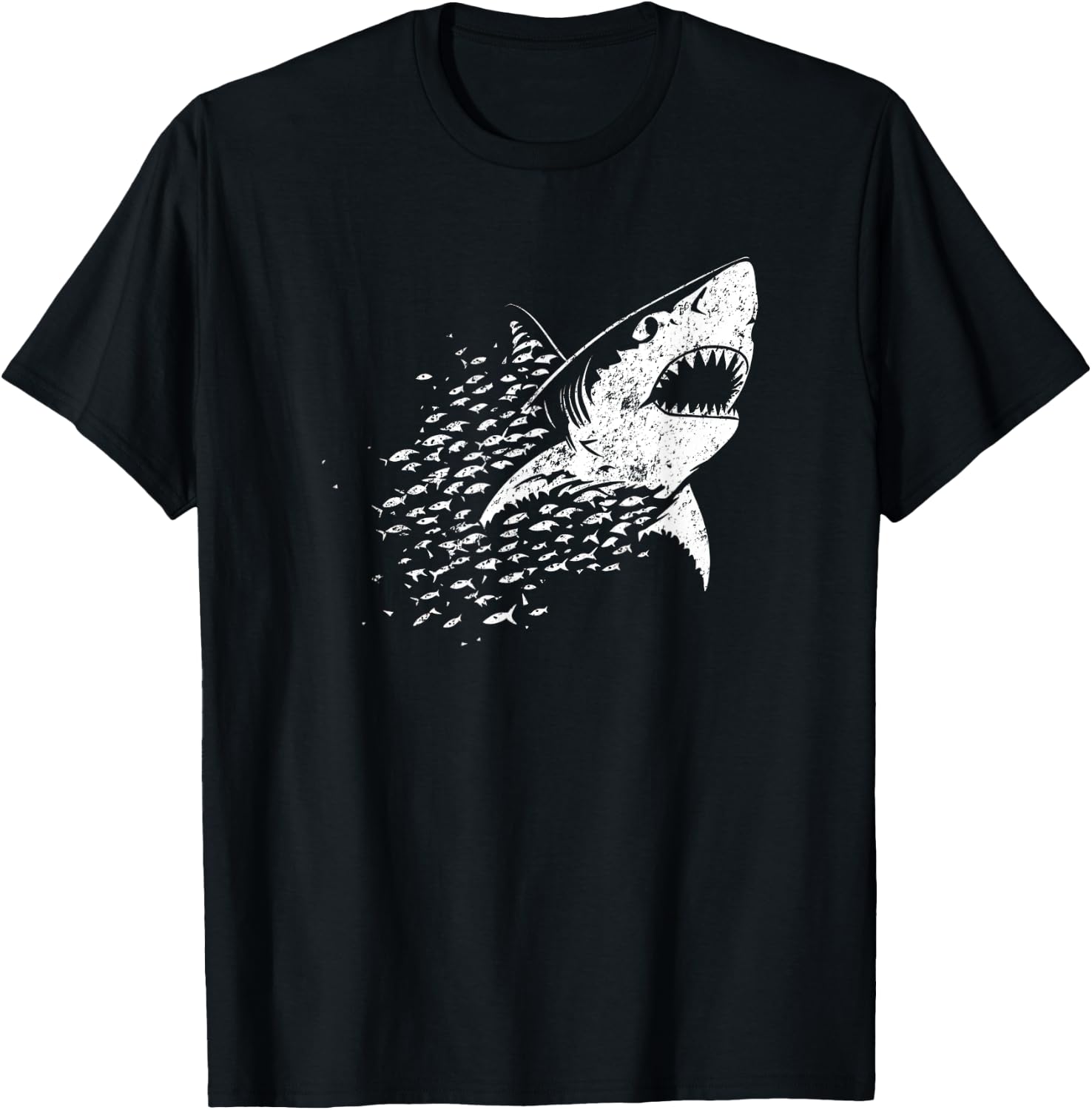 White Shark Lover Marine Biology Animal Science T-Shirt - T-Shirt | Black