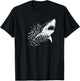 White Shark Lover Marine Biology Animal Science T-Shirt - T-Shirt | Black