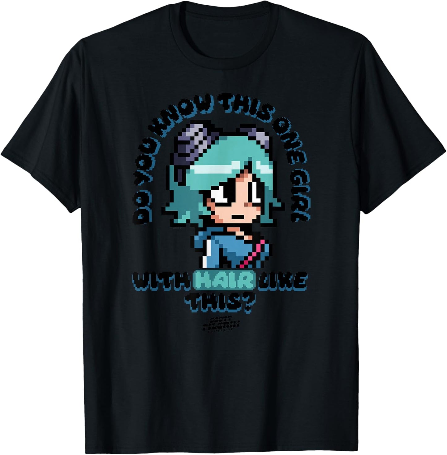 Scott Pilgrim Vs. The World Ramona Flowers T-Shirt - T-Shirt | Black