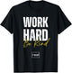 Real Broker "Work Hard Be Kind" Core Value Logo Women Men T-Shirt - T-Shirt | Black