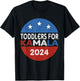 Toddlers For Kamala Harris President Cute Toddlers Kids Love T-Shirt - T-Shirt | Black