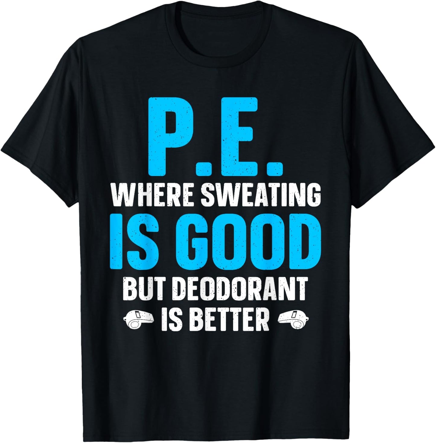 Funny PE Teacher Art Women Gym Teacher Appreciation T-Shirt - T-Shirt | Black