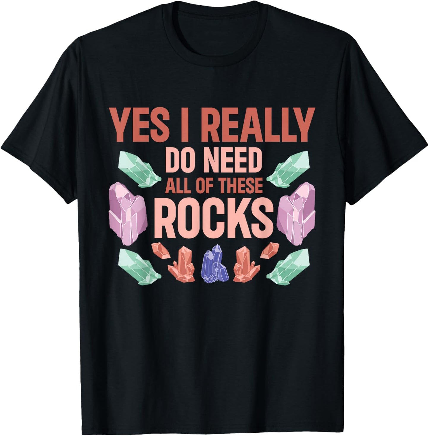 Rock Collecting Geology Geode Hunting T-Shirt - T-Shirt | Black