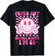 Peace Single Digits I'm 10 Smile Face For Birthday Girls T-Shirt - T-Shirt | Black