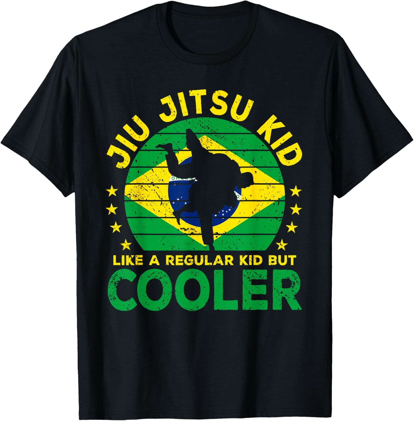 Jiu Jitsu Kid Martial Art Funny Brazilian Jiu-Jitsu T-Shirt - T-Shirt | Black